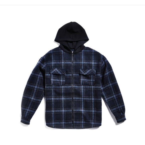 Club Paradise Hooded Flannel - Picture 1 of 4
